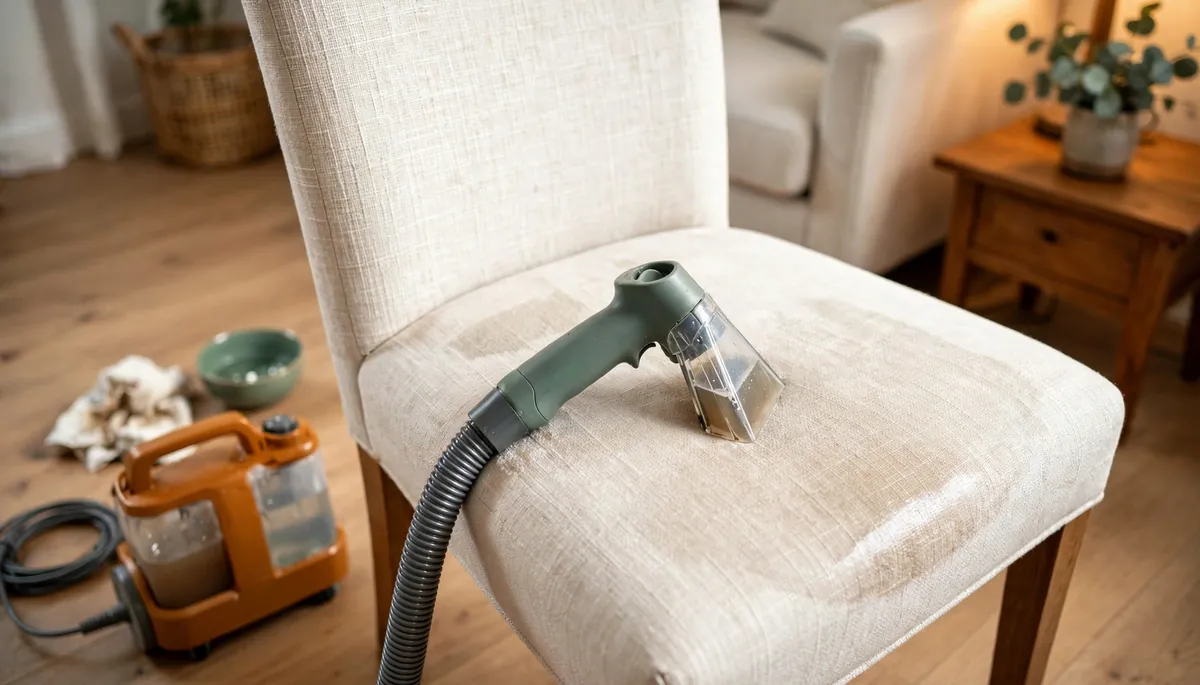 Comment enlever les taches sur une chaise en tissu ?