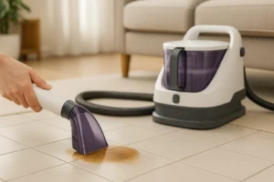 nettoyer carrelage shampouineuse