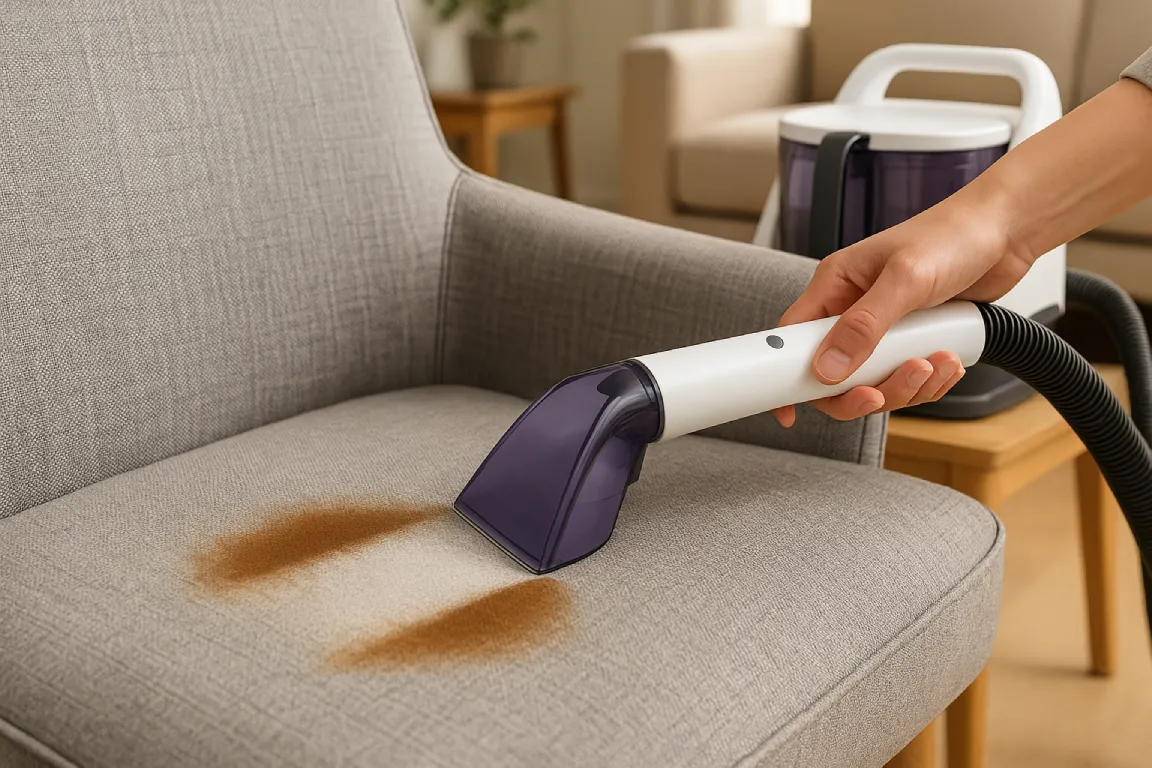 nettoyer fauteuil shampouineuse