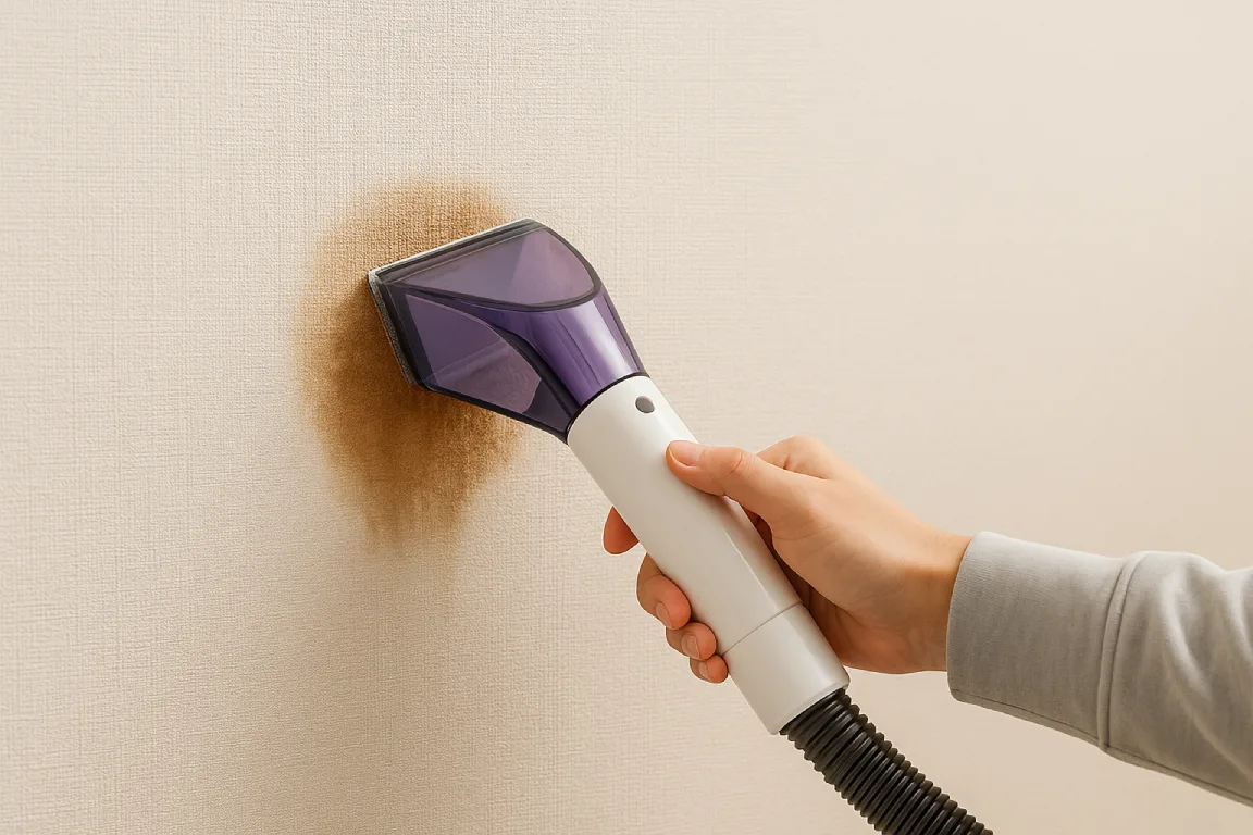 nettoyer mur shampouineuse